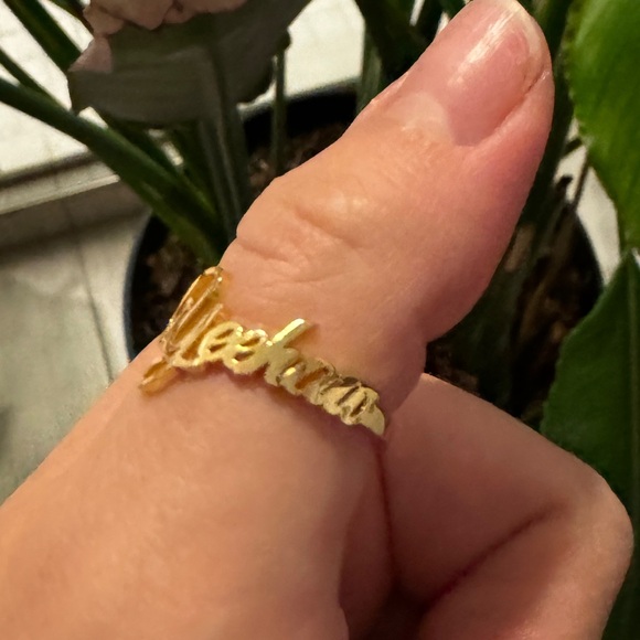 Adjustable gold “yeehaw” ring - Picture 4 of 4